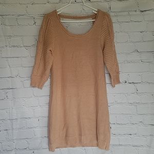 LC Sweater dress with cut out detail